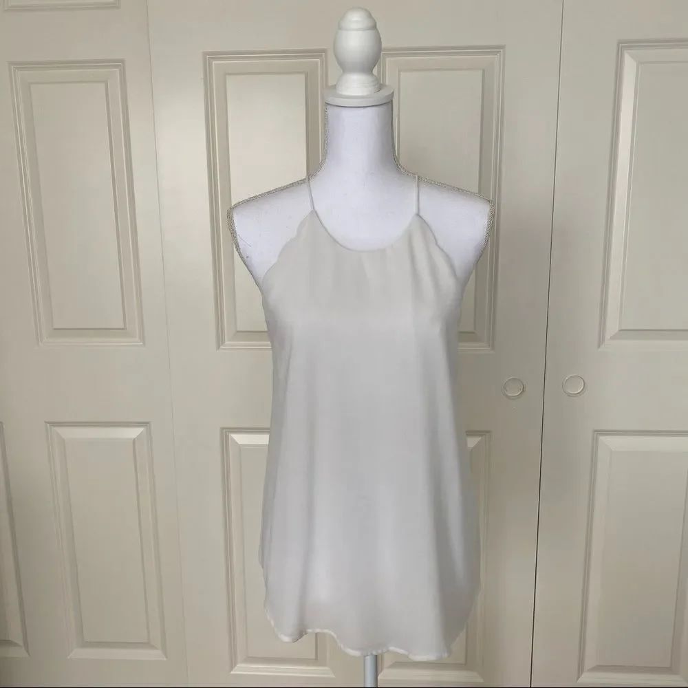Naked Zebra Scalloped Tank